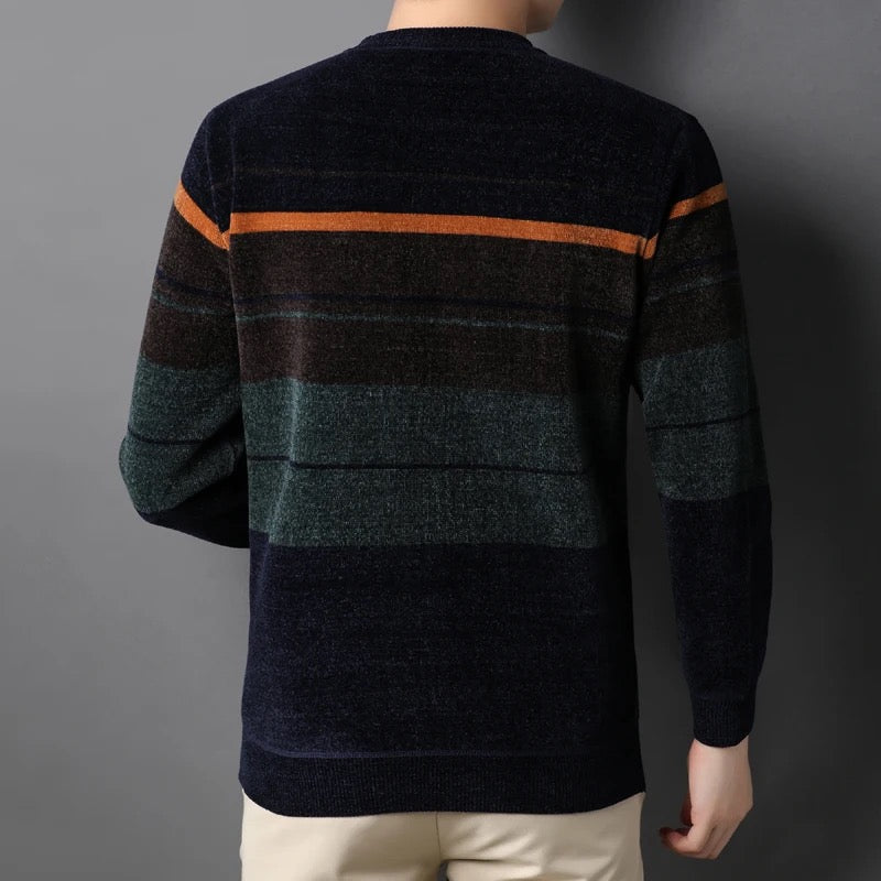 Suéter Tricô Tradicional Luxo Masculino Clássico Sartong Valdsere®