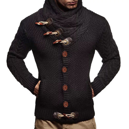 Suéter Masculino Premium Tricô Artesanal de Alta Costura Internacional Elegante Atemporal Sartong Canberra®