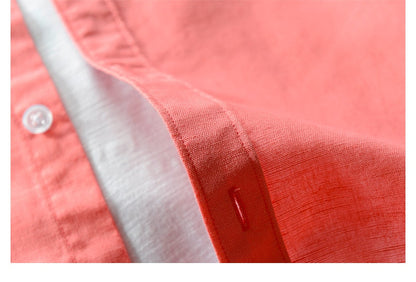 Camisa Social Slim Linho Puro Clássica Alfaiataria Refinada Acabamento Premium Sartong Marselha®