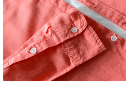 Camisa Social Slim Linho Puro Clássica Alfaiataria Refinada Acabamento Premium Sartong Marselha®