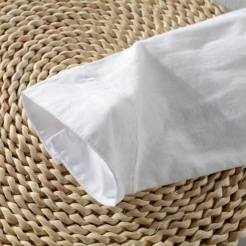 Camisa Social Slim Linho Puro Clássica Alfaiataria Refinada Acabamento Premium Sartong Marselha®