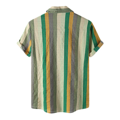 Camisa Casual Algodão Premium Leve Edição Limitada Luxo Toscano Exclusivo Sartong Ostuni®