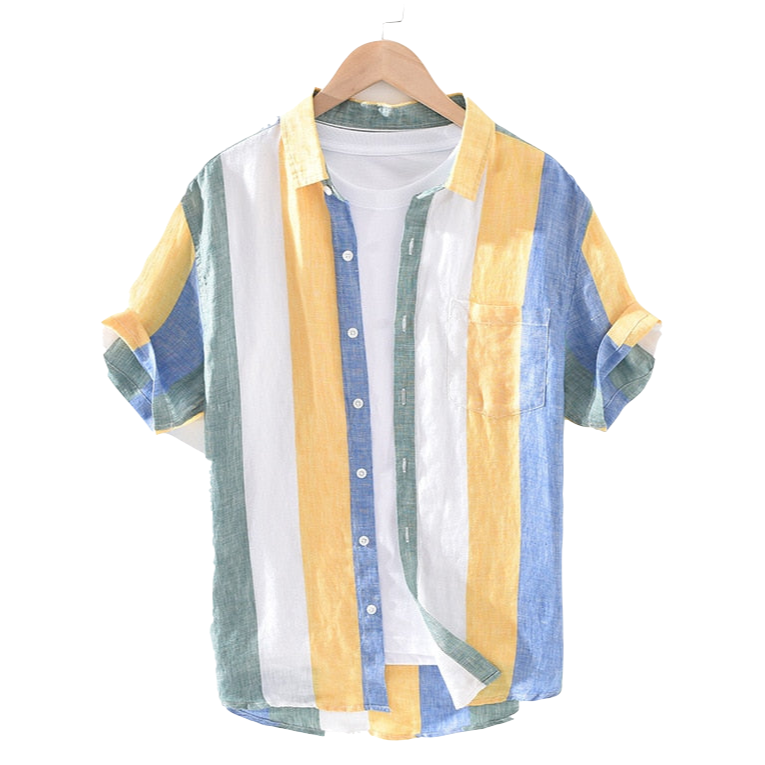 Camisa Linho Puro Premium Extra Slim Fit Distinto Sartong Ericeira®