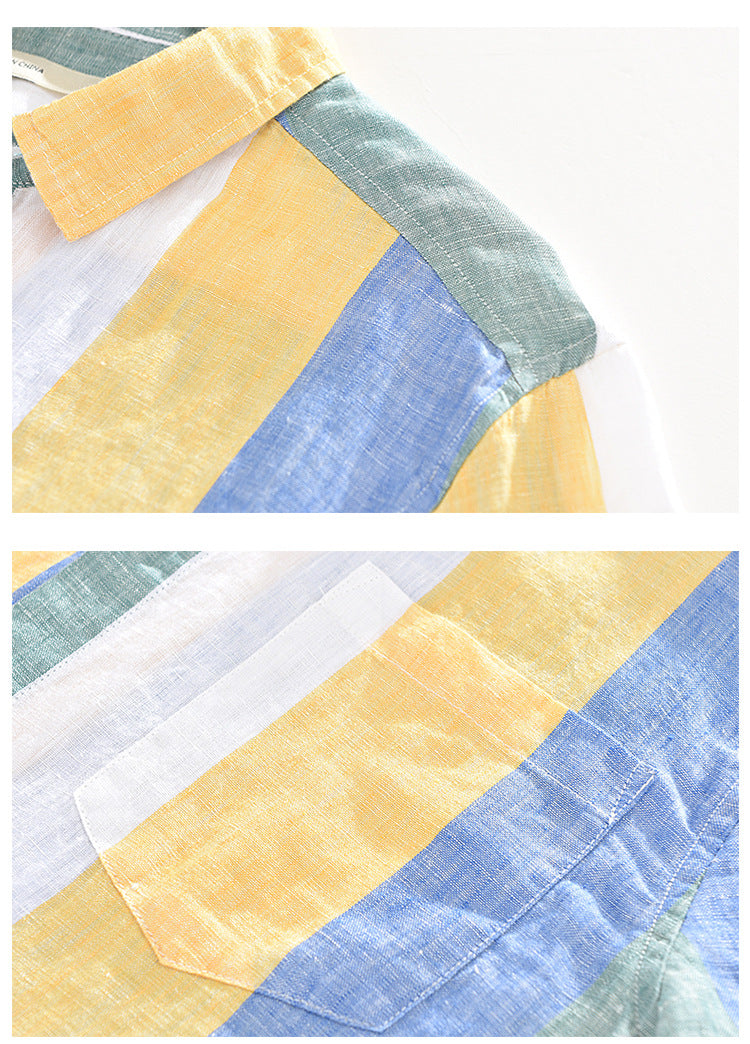 Camisa Linho Puro Premium Extra Slim Fit Distinto Sartong Ericeira®