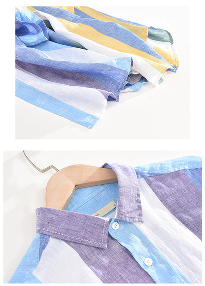 Camisa Linho Puro Premium Extra Slim Fit Distinto Sartong Ericeira®