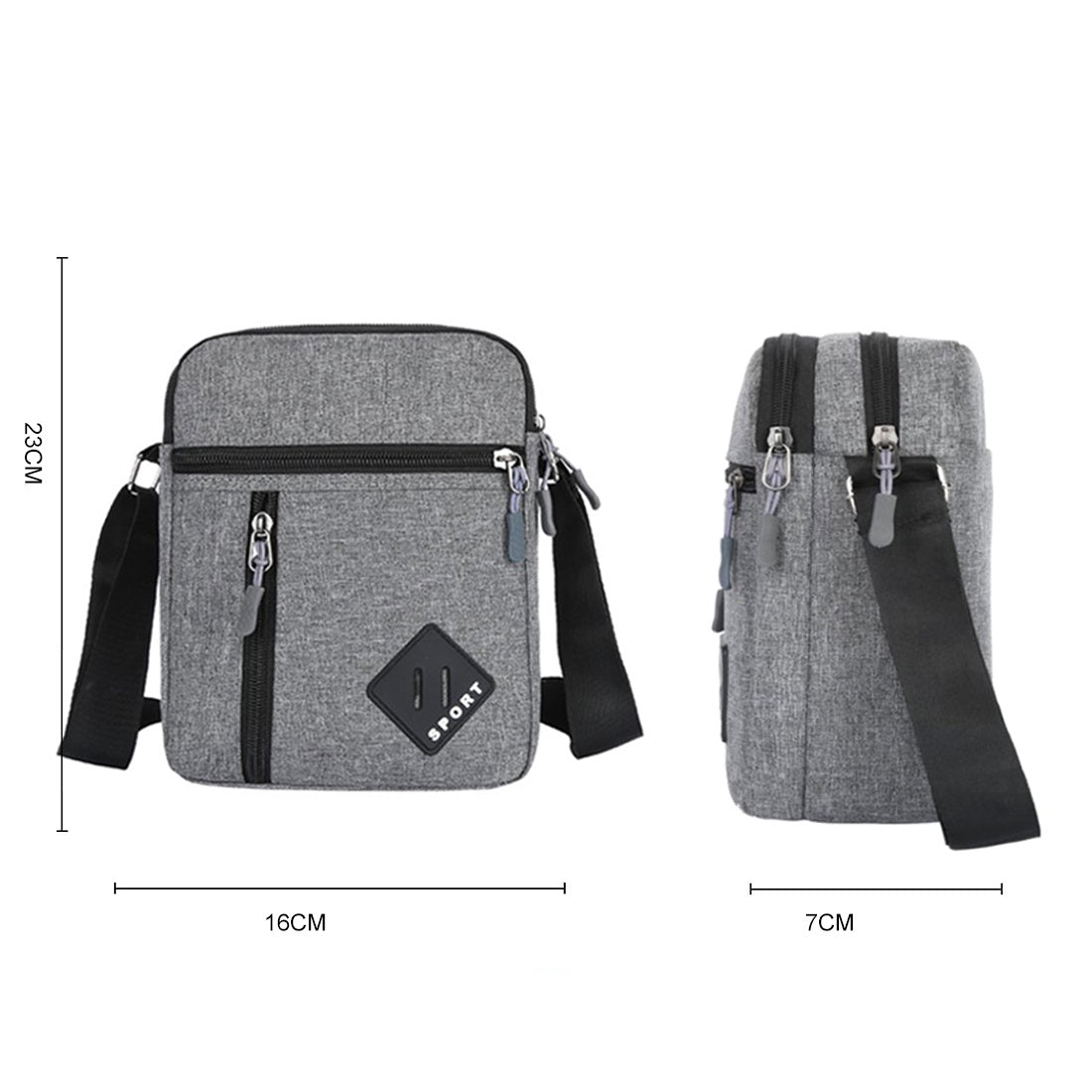 Bolsa de Ombro Canvas Texturizada Aveludada Casual Luxo Sartong Gradara®