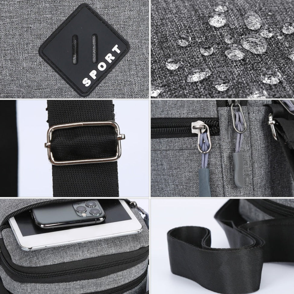 Bolsa de Ombro Canvas Texturizada Aveludada Casual Luxo Sartong Gradara®