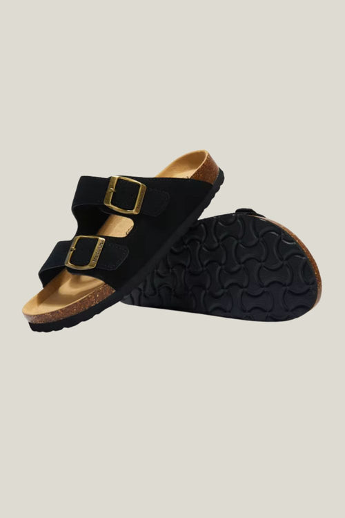 sandalia masculina Sartong Birken Black em preto