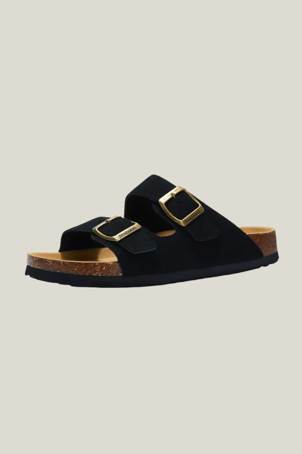 sandalia masculina Sartong Birken Black em preto3