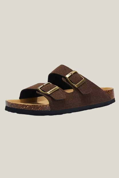 sandalia masculina Sartong Birken Brown em marrom3