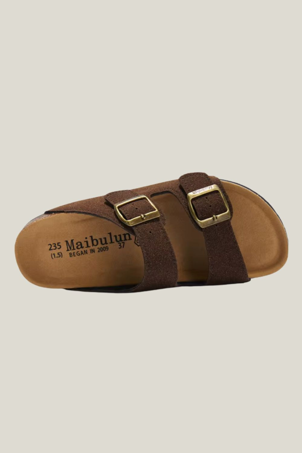 sandalia masculina Sartong Birken Brown em marrom4