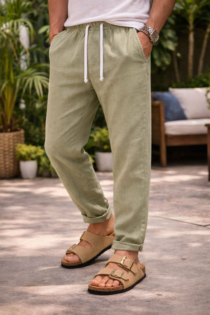 sandalia masculina Sartong Birken Khaki em caqui2