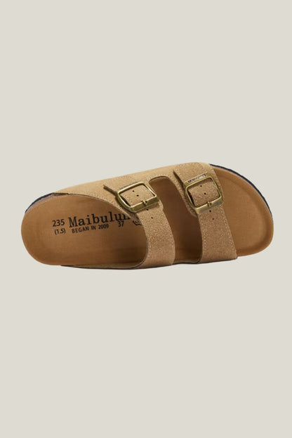 sandalia masculina Sartong Birken Khaki em caqui4