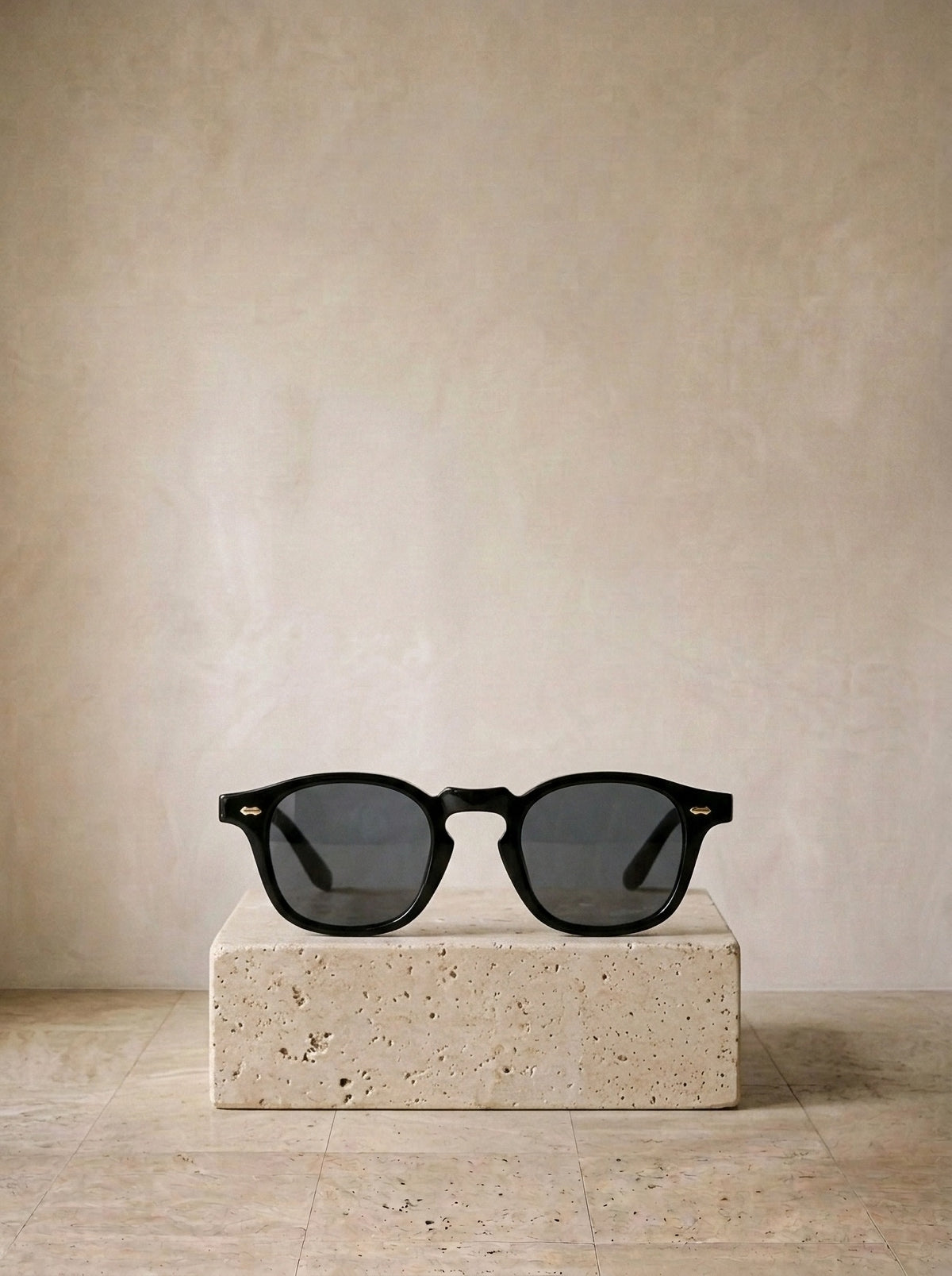 Preto/Cinza | Óculos Aosta preto/cinza – peça sozinha, foto de produto