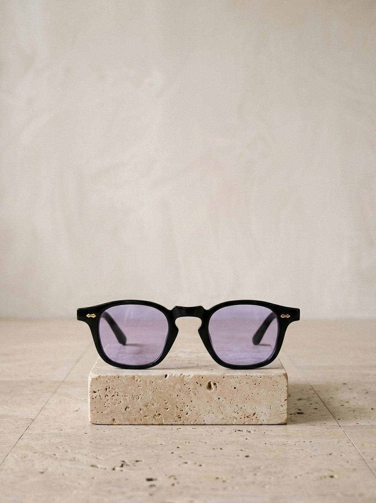Preto/Roxo | Óculos Aosta preto/roxo – peça sozinha, foto de produto