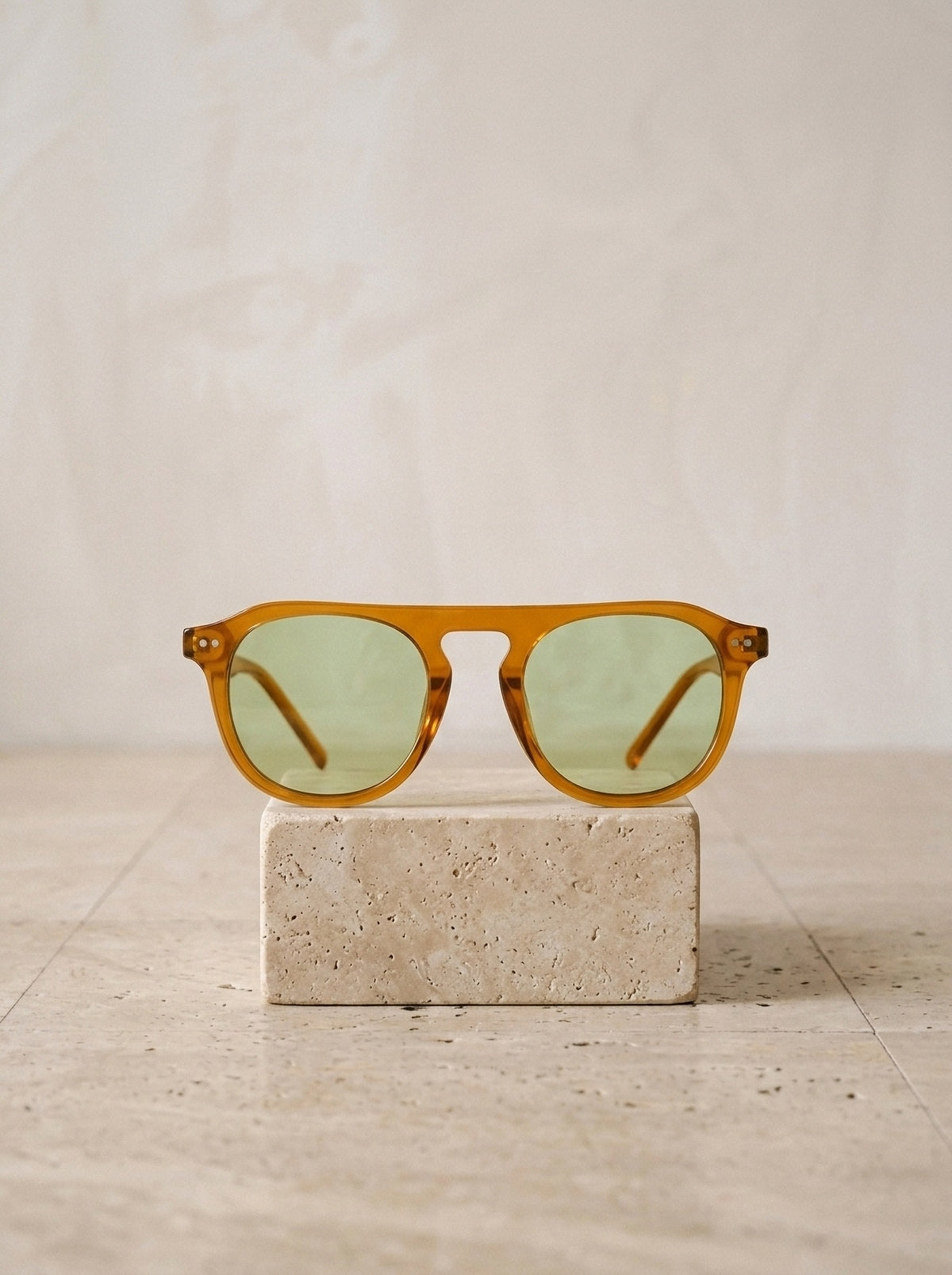Laranja/Verde | Óculos de sol polarizado Asiago laranja/verde – peça sozinha, foto de produto