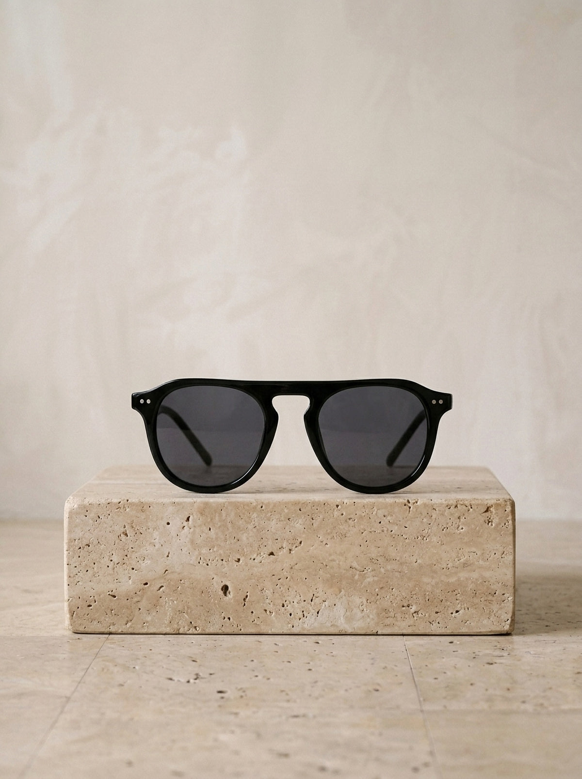 Preto/Cinza | Óculos de sol polarizado Asiago preto/cinza – peça sozinha, foto de produto
