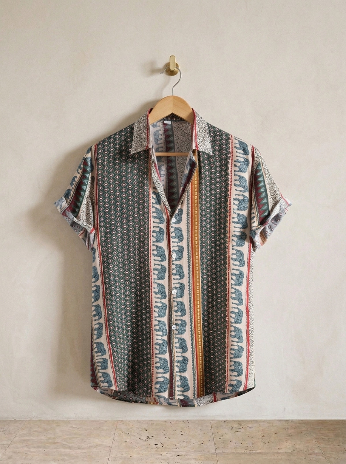 Camisa estampa étnica Bellagio – peça sozinha, foto de produto