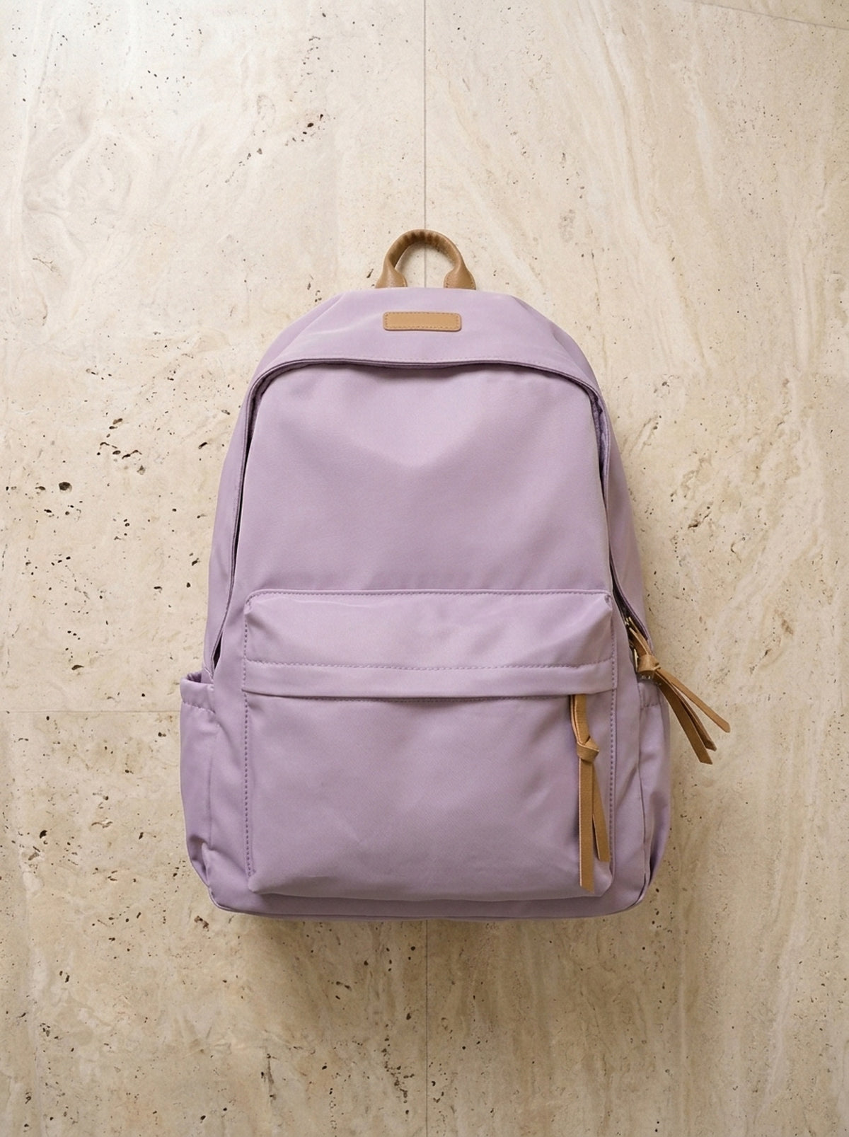 Roxo | Mochila de nylon Bolsena roxo – mochila sozinha vista de cima