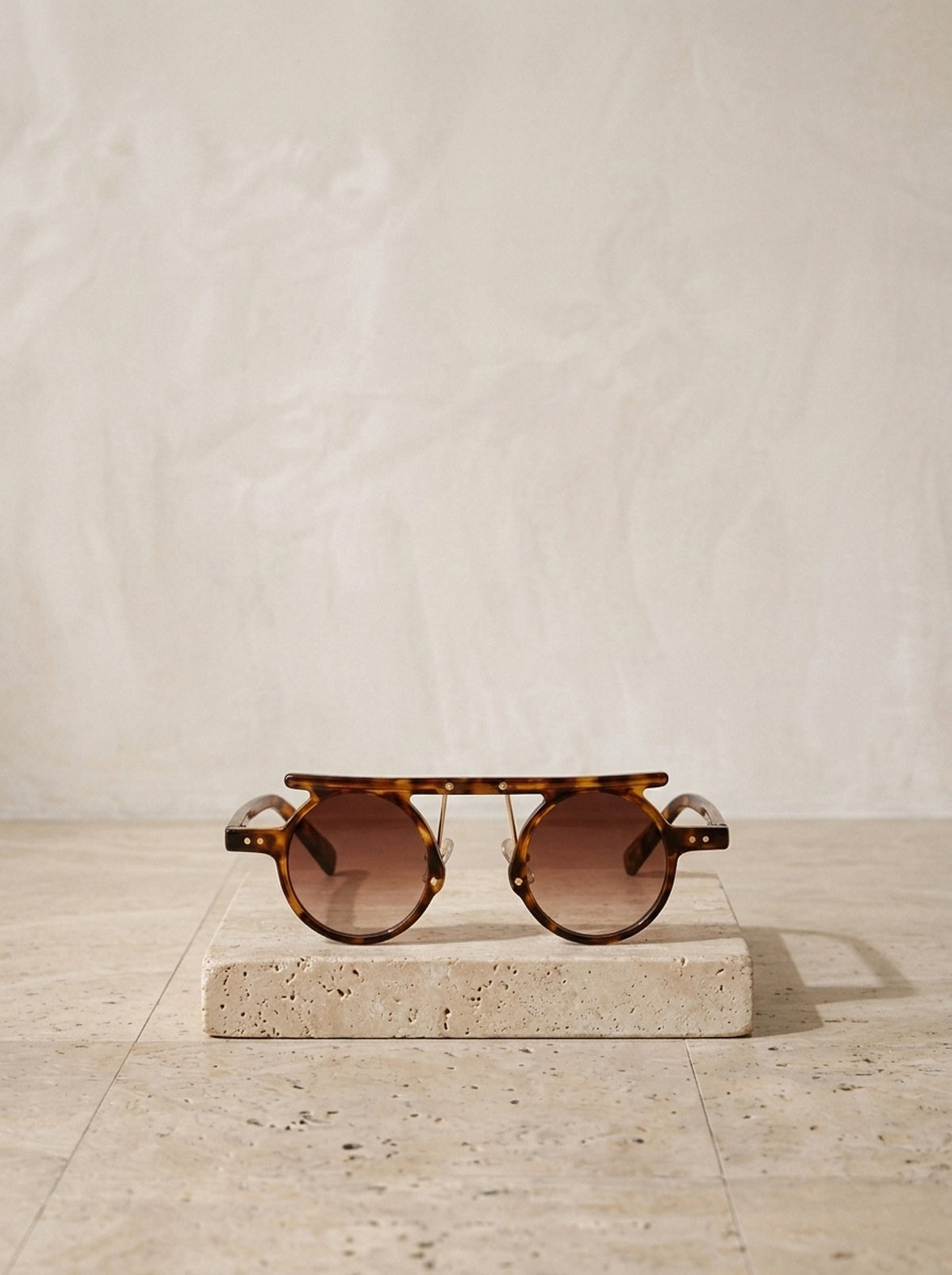 Leopardo/Marrom | Óculos de sol de acetato Bolzano leopardo/marrom – peça sozinha, foto de produto