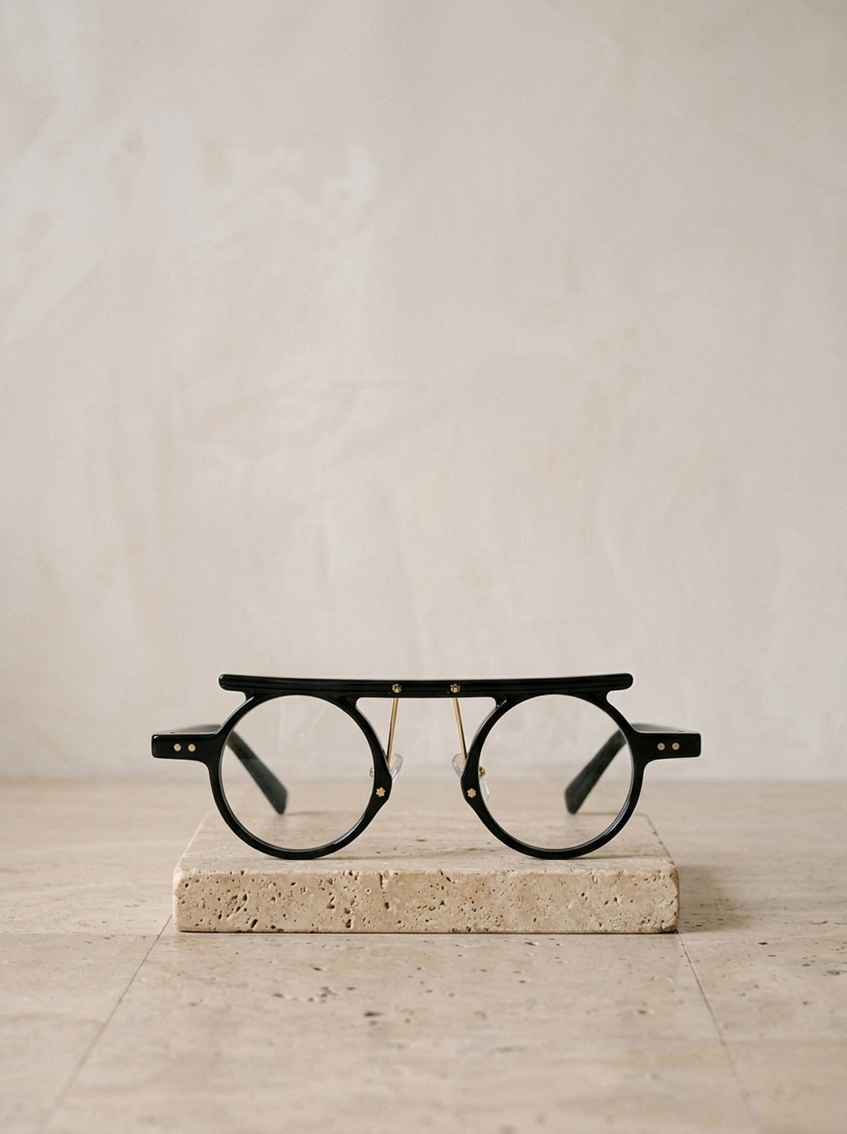 Preto/Transparente | Óculos de sol de acetato Bolzano preto/transparente – peça sozinha, foto de produto
