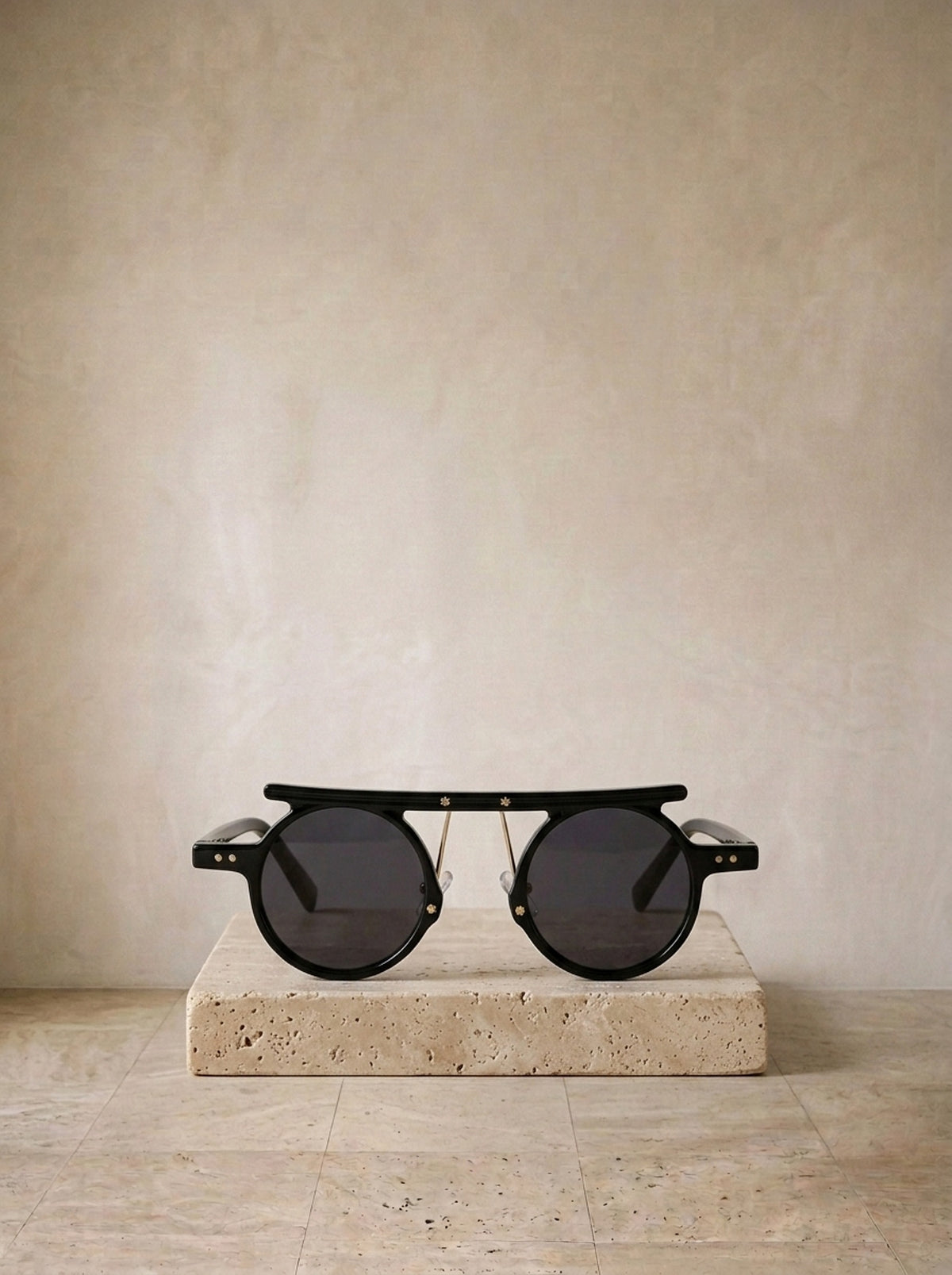 Preto/Verde | Óculos de sol de acetato Bolzano preto/verde – peça sozinha, foto de produto