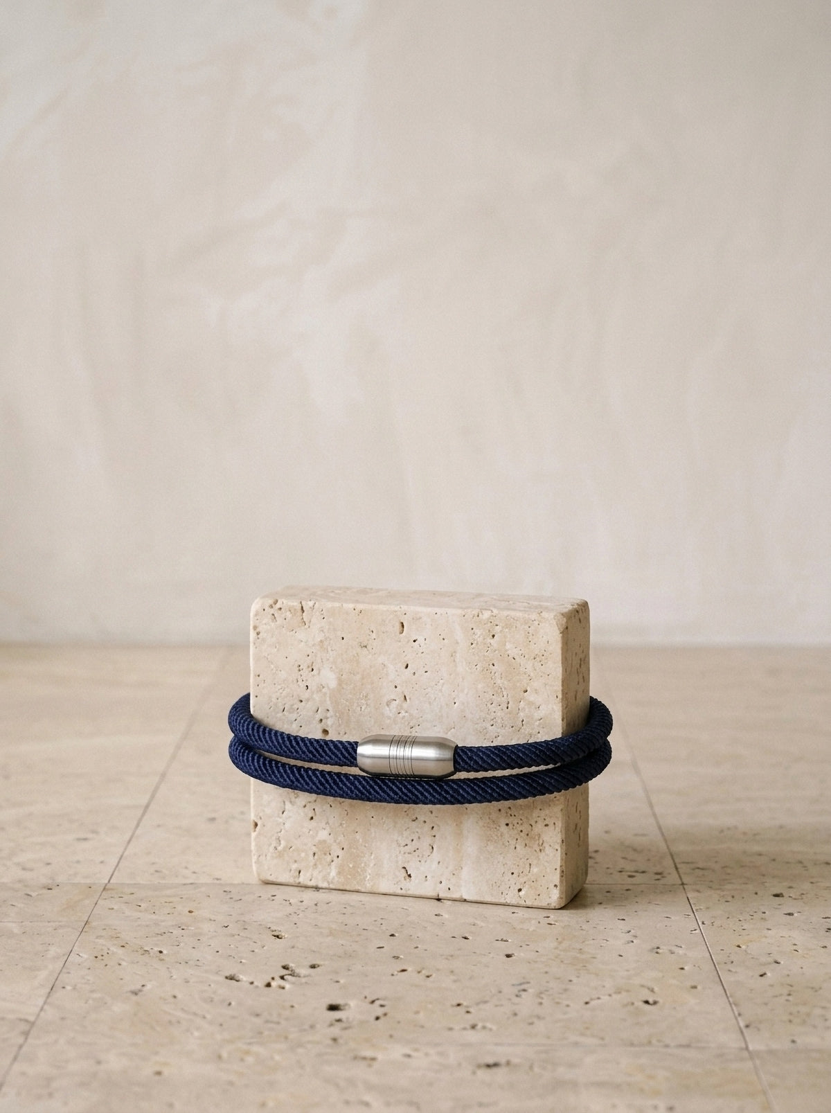 Azul-marinho | Pulseira de cordão Chioggia azul-marinho – peça sozinha, foto de produto