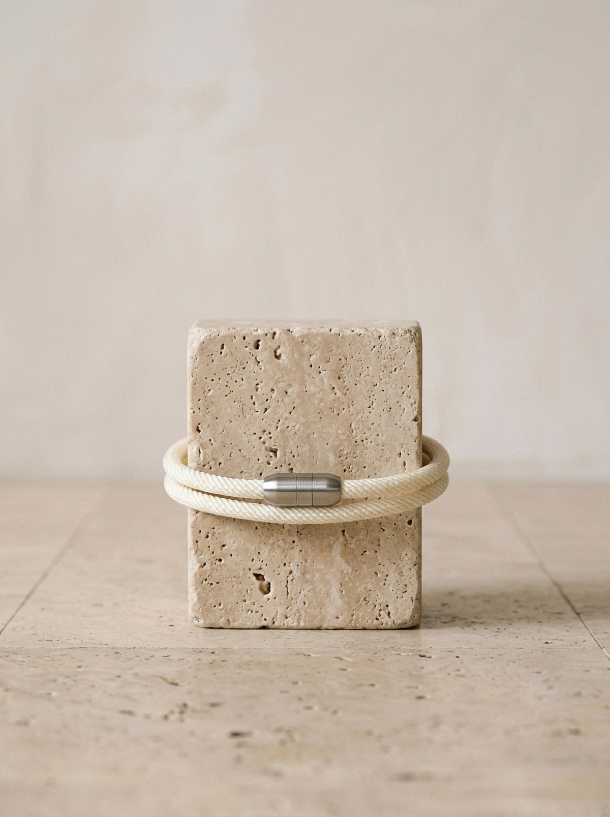 Branco | Pulseira de cordão Chioggia branco – peça sozinha, foto de produto
