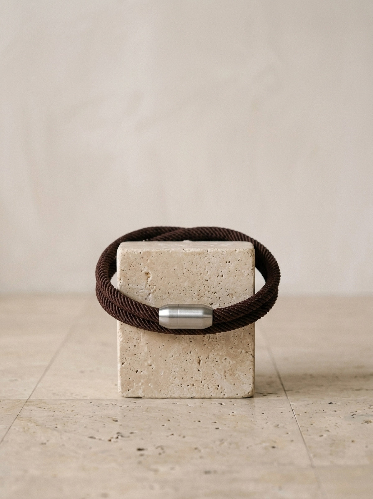 Café | Pulseira de cordão Chioggia café – peça sozinha, foto de produto