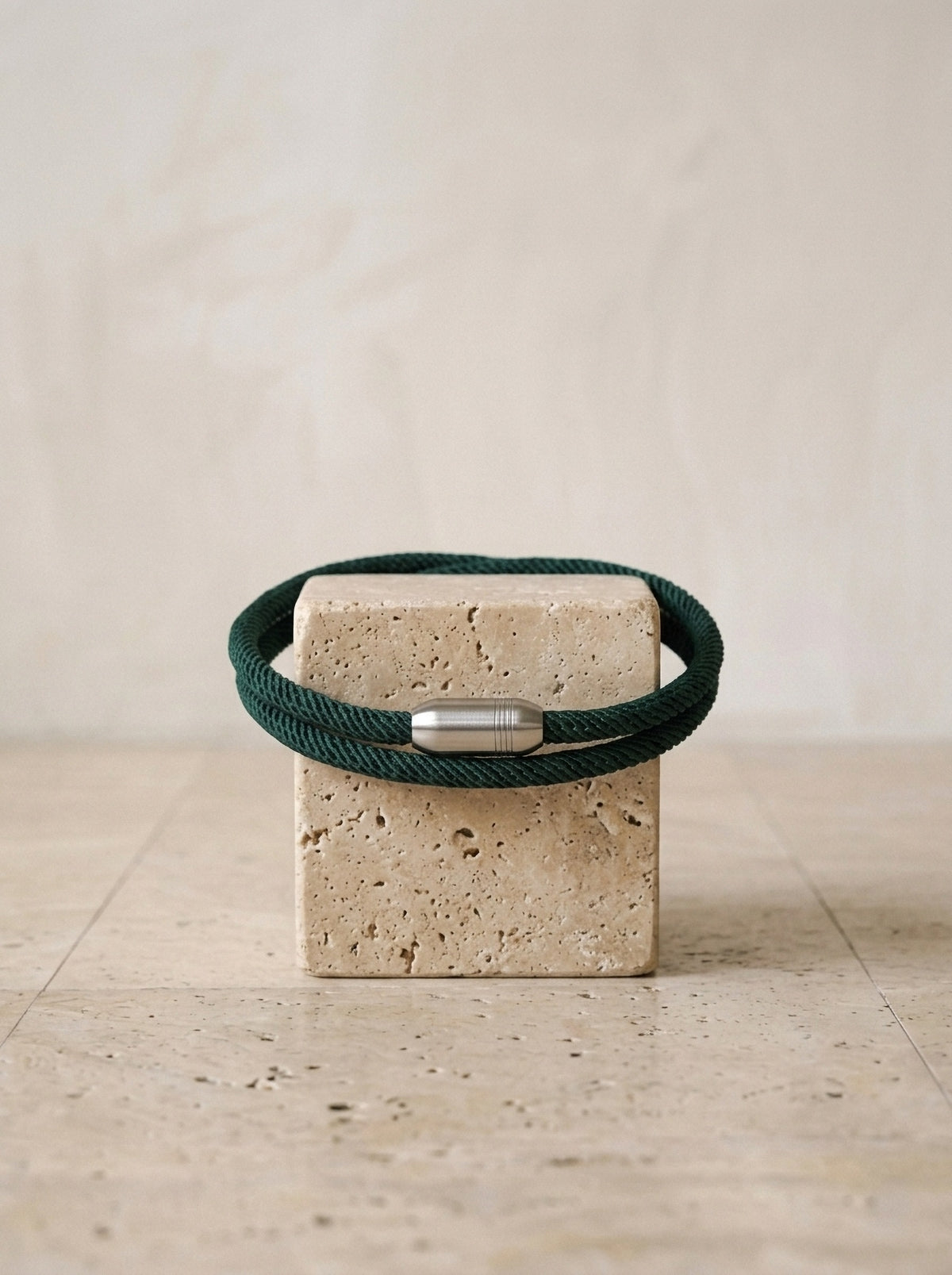 Verde | Pulseira de cordão Chioggia verde – peça sozinha, foto de produto