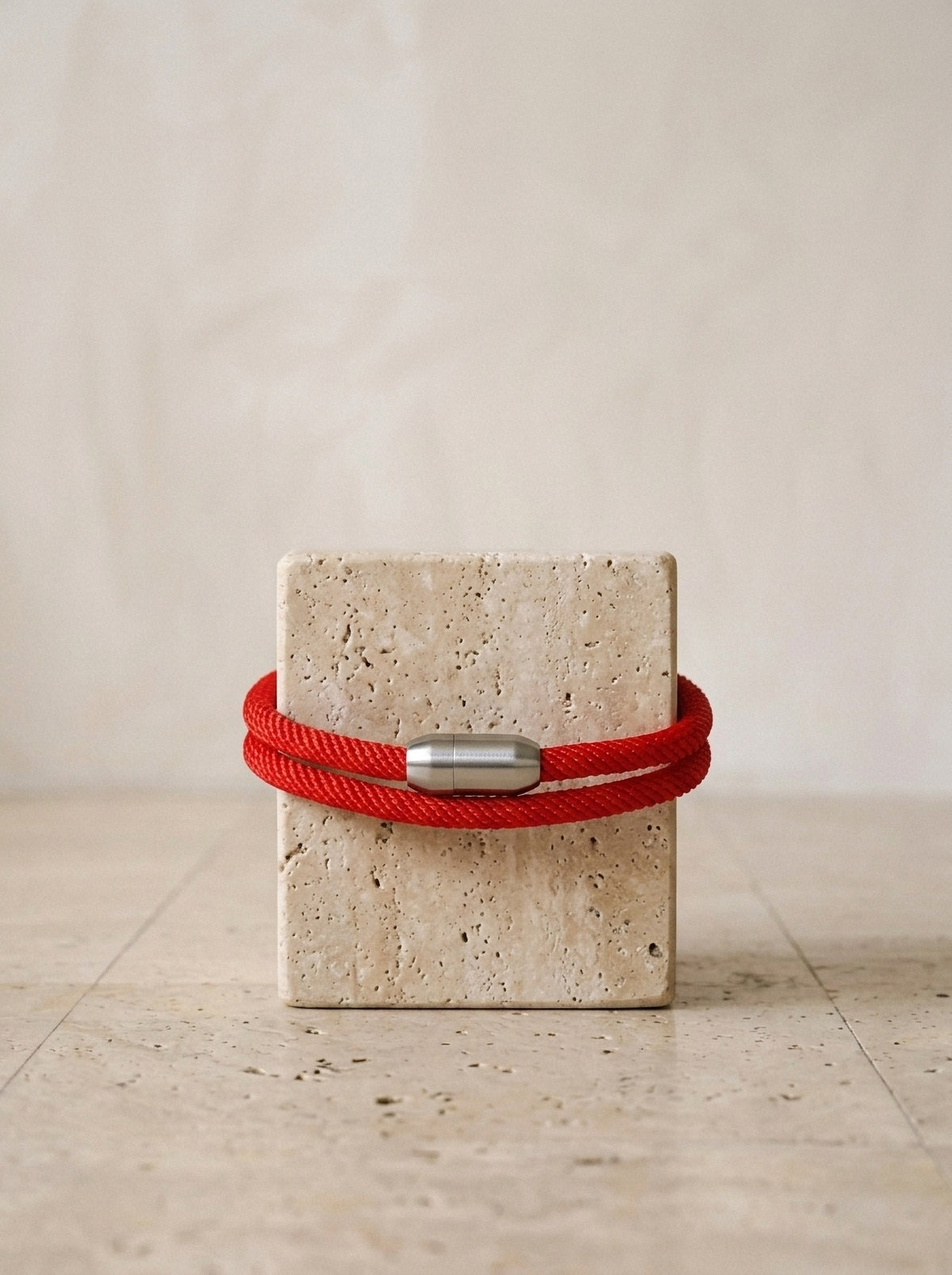 Vermelho | Pulseira de cordão Chioggia vermelho – peça sozinha, foto de produto
