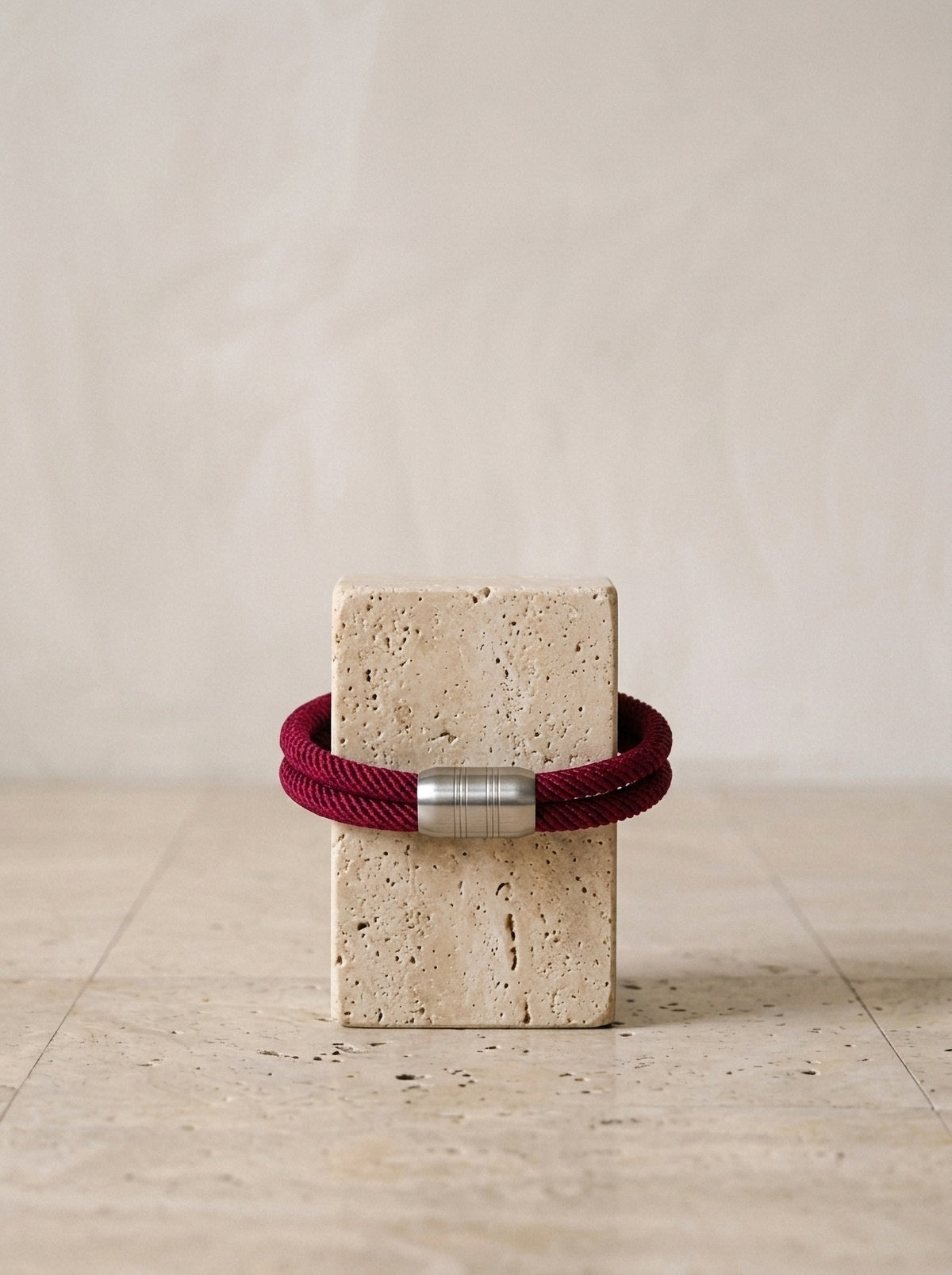 Vinho | Pulseira de cordão Chioggia vinho – peça sozinha, foto de produto