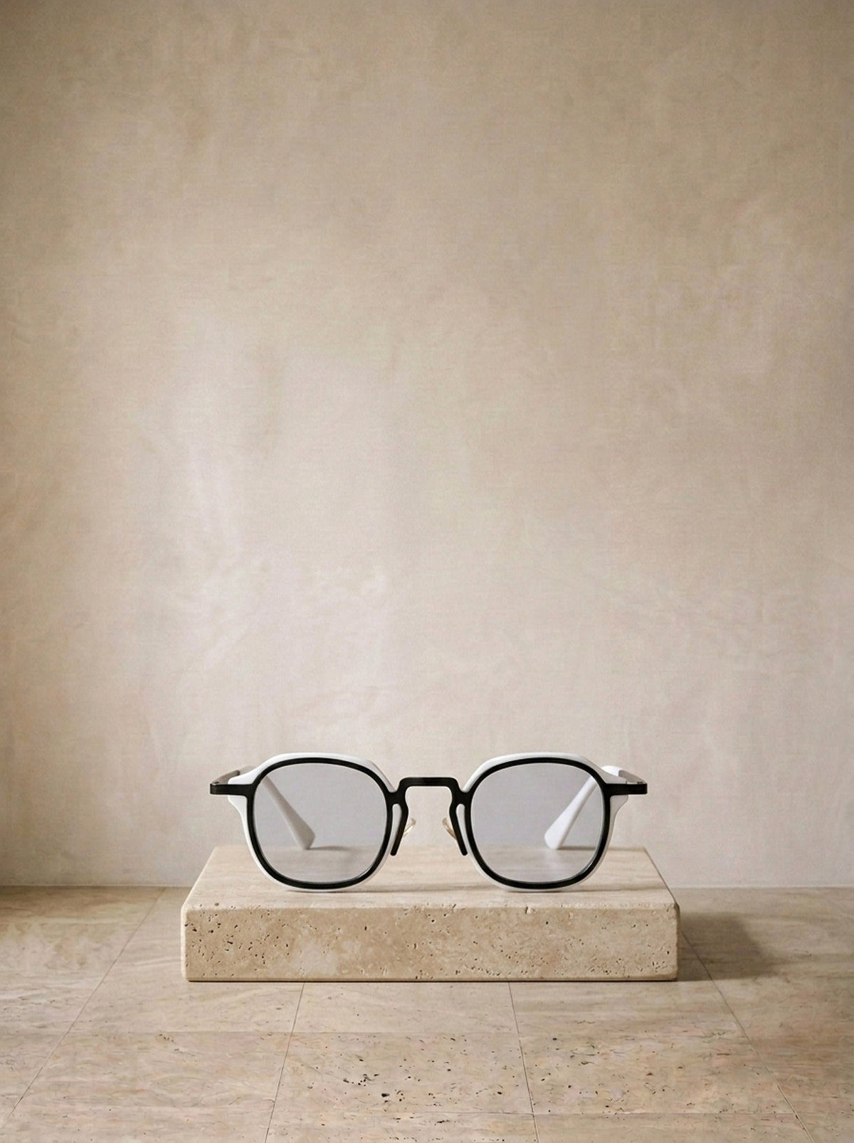 Branco/Cinza | Óculos de sol polarizado Cittadella branco/cinza – peça sozinha, foto de produto