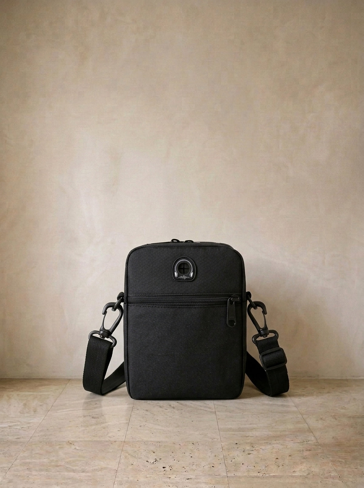 Preto | Bolsa de ombro de lona Fano preto – bolsa sozinha, foto de produto