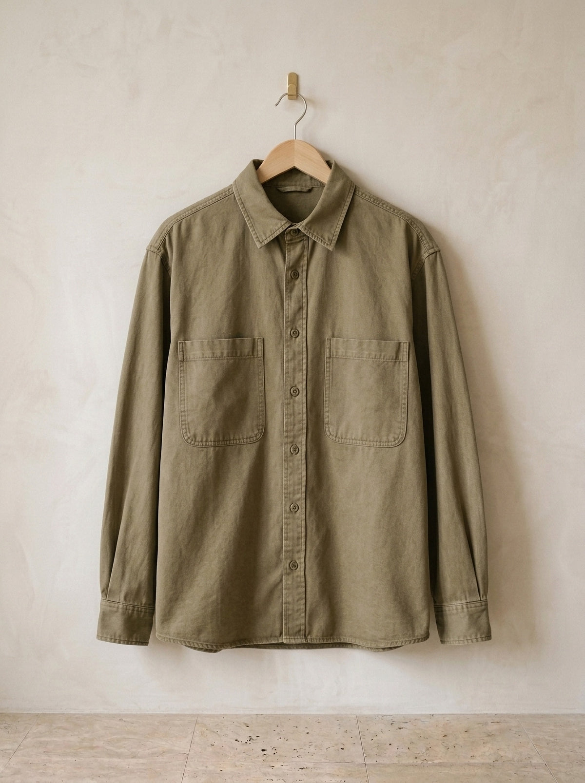 Caqui | Camisa social slim Faro caqui – peça sozinha, foto de produto
