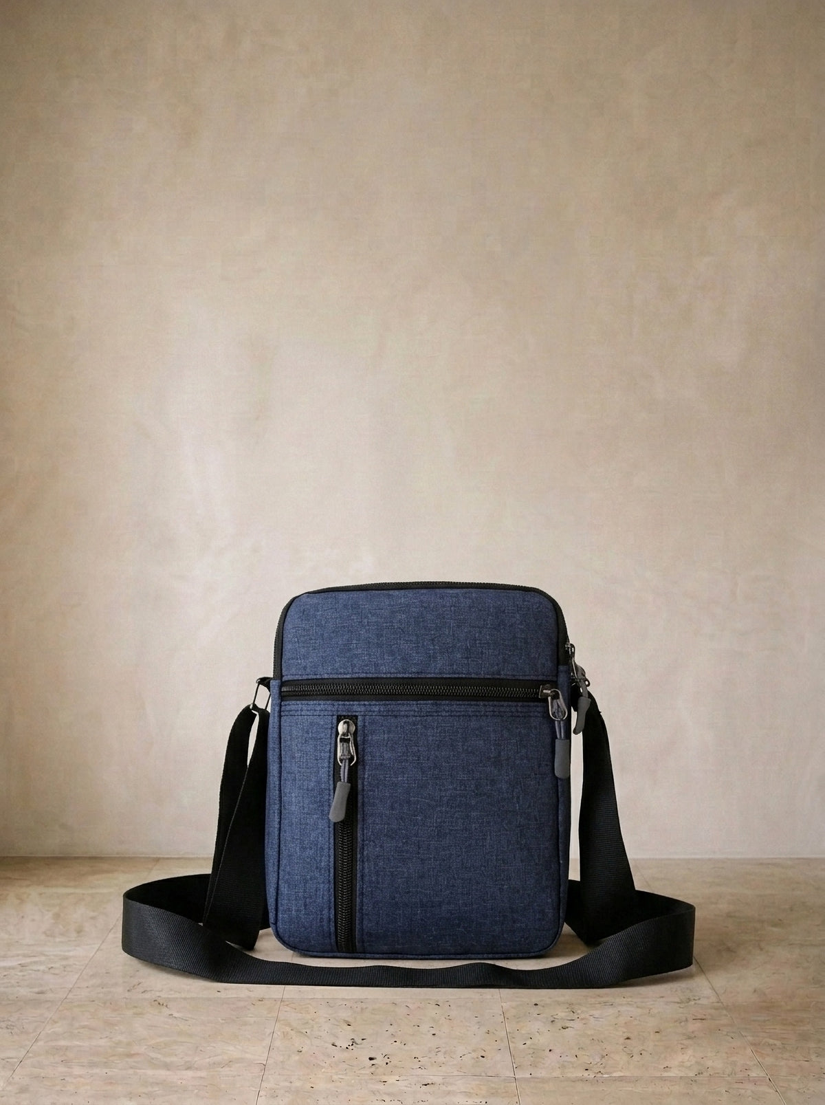 Azul | Bolsa de ombro de lona Gradara azul – bolsa sozinha, foto de produto