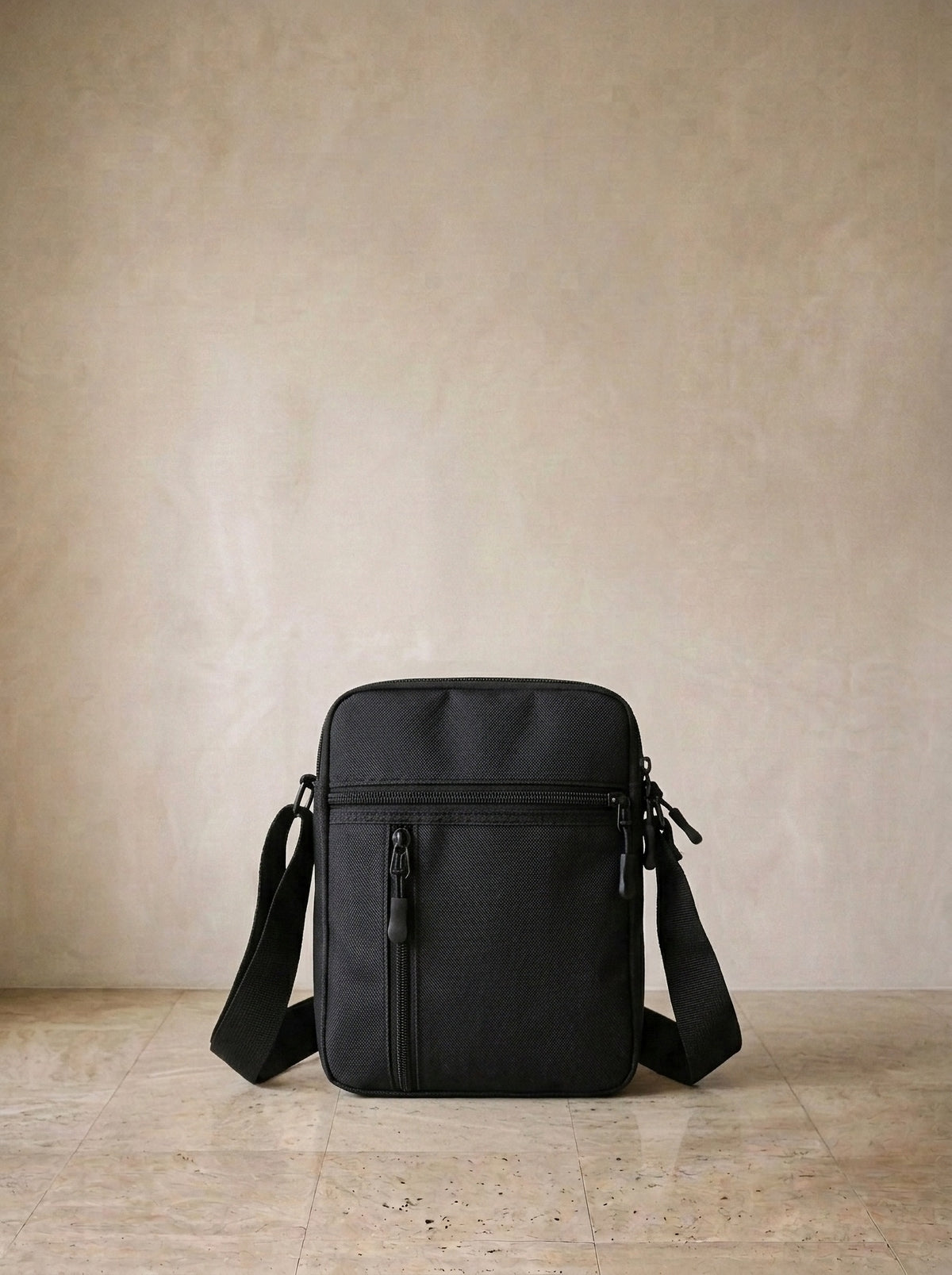 Preto | Bolsa de ombro de lona Gradara preto – bolsa sozinha, foto de produto