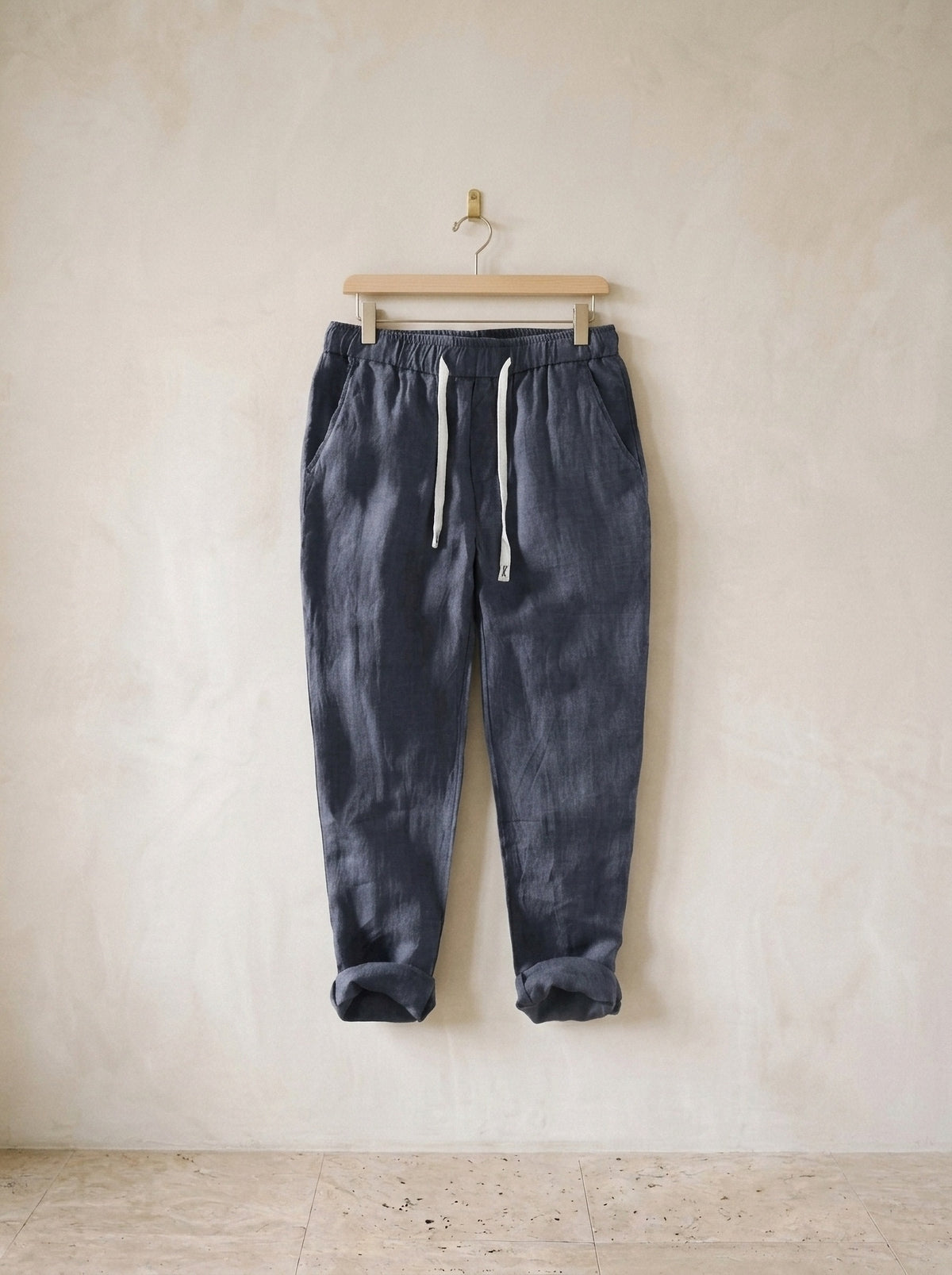 Cinza | Calça de linho Kutná Hora cinza – peça sozinha, foto de produto