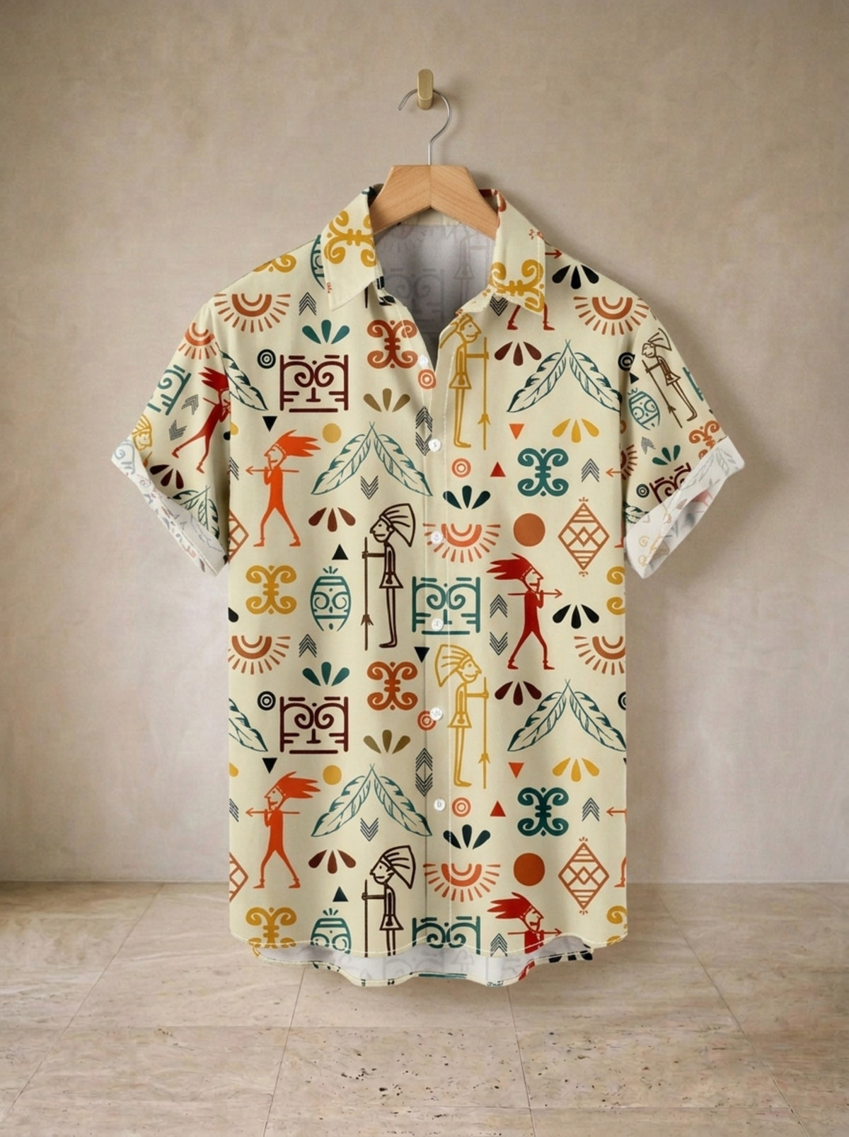 Camisa estampada Lagos – peça sozinha, foto de produto