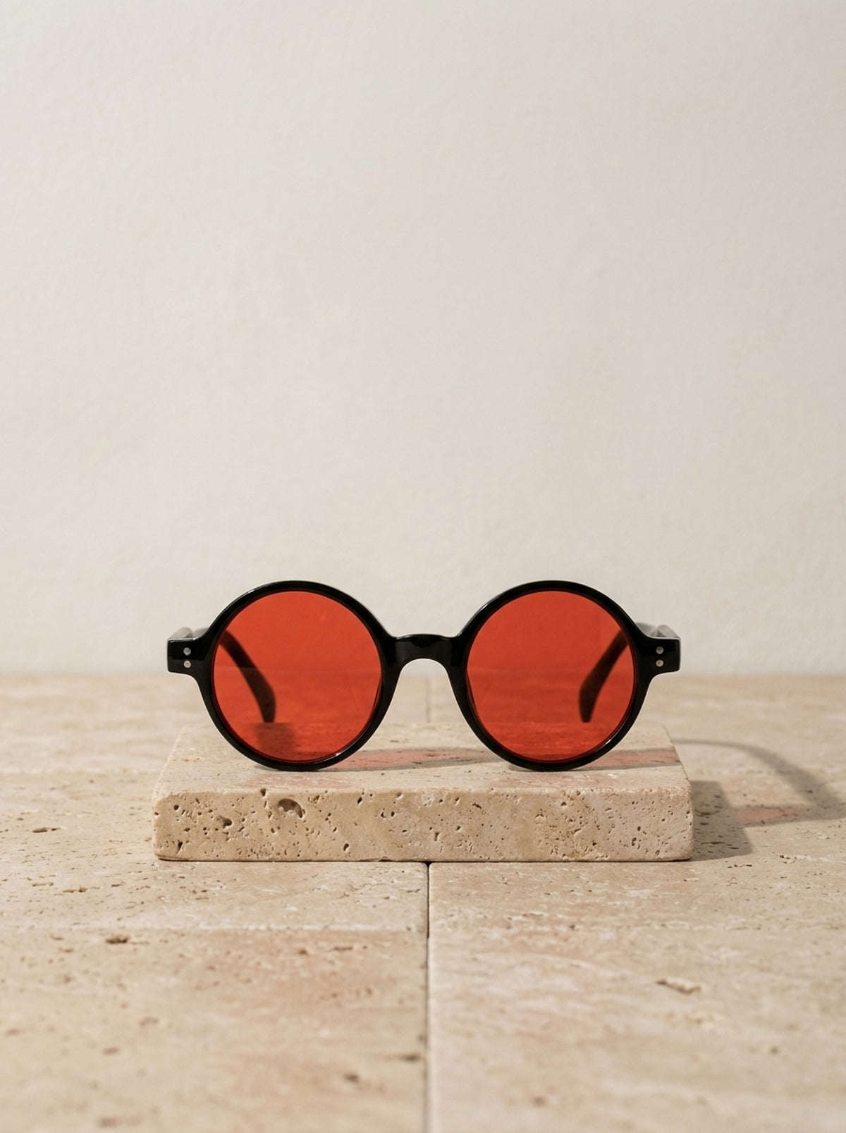 Preto/Vermelho | Óculos de sol polarizado Lecco preto/vermelho – peça sozinha, foto de produto