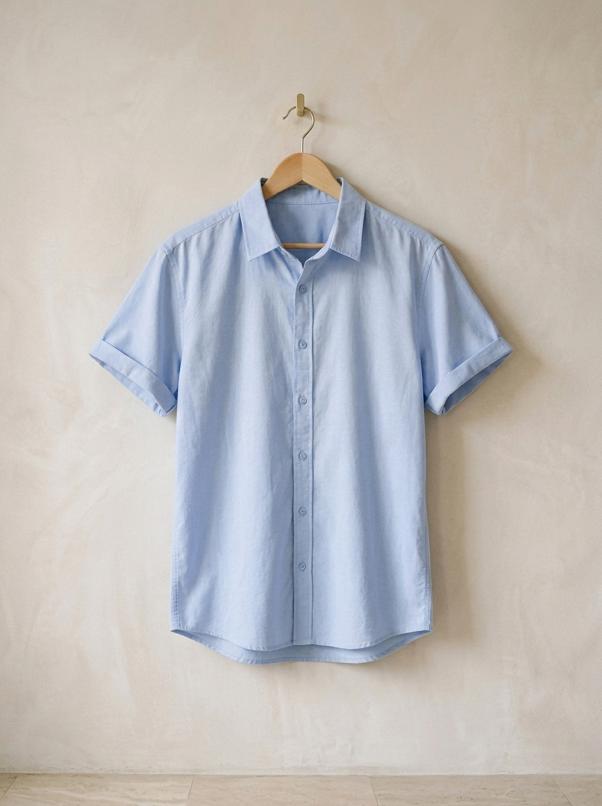Azul-claro | Camisa social slim Linz azul-claro – peça sozinha, foto de produto