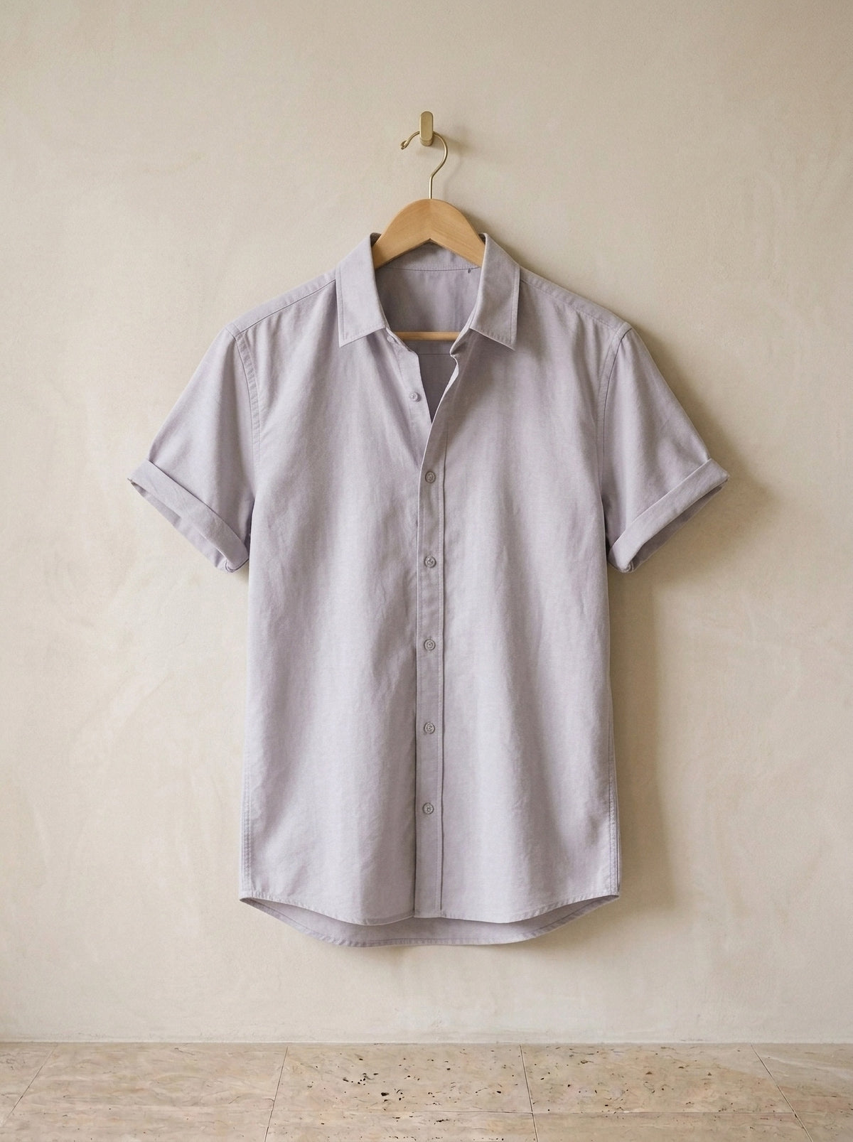 Cinza | Camisa social slim Linz cinza – peça sozinha, foto de produto