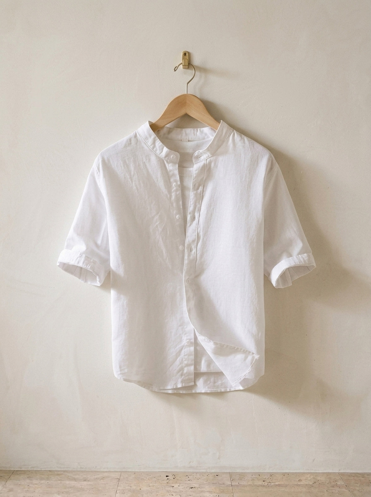 Branco | Camisa social slim Lucerna branco – peça sozinha, foto de produto