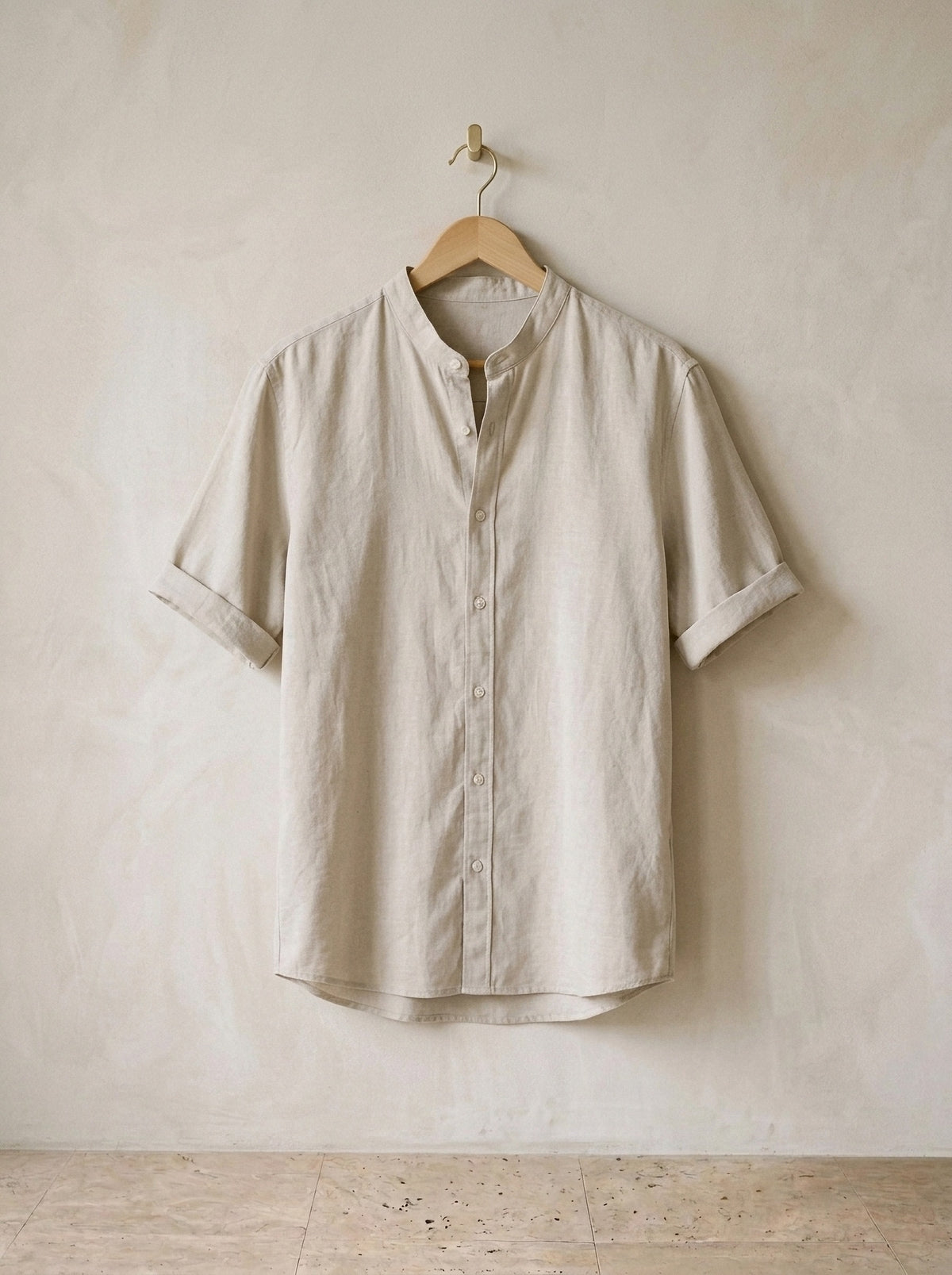 Caqui | Camisa social slim Lucerna caqui – peça sozinha, foto de produto