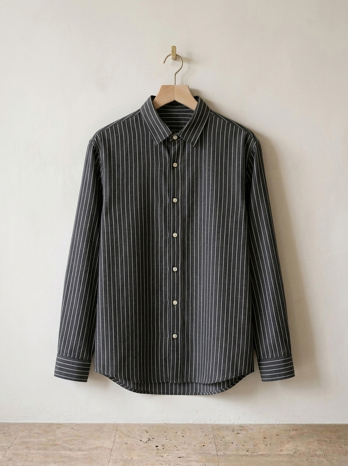 Preto | Camisa social slim Metz preto – peça sozinha, foto de produto