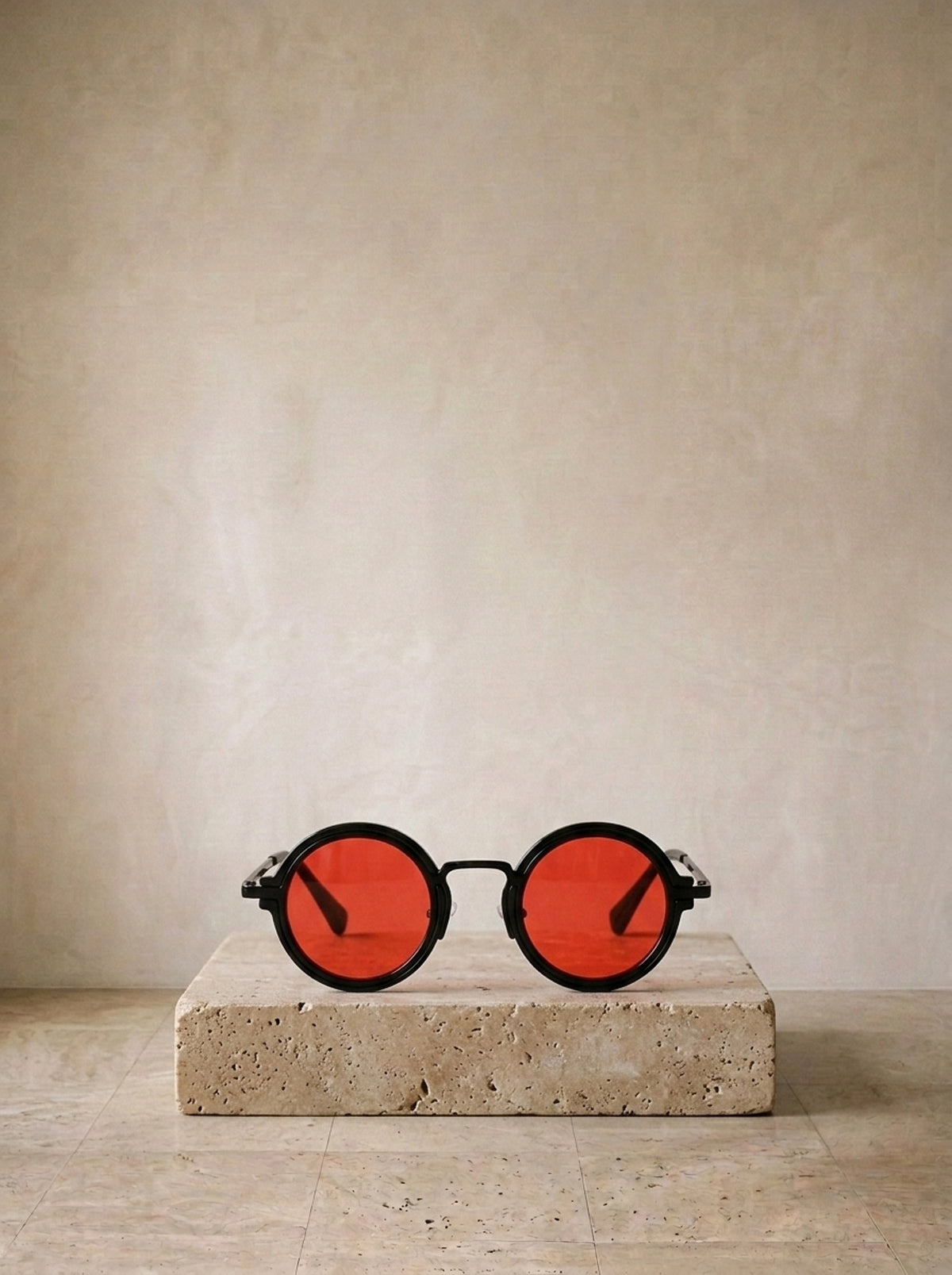 Preto/Vermelho | Óculos de sol polarizado Mostar preto/vermelho – peça sozinha, foto de produto