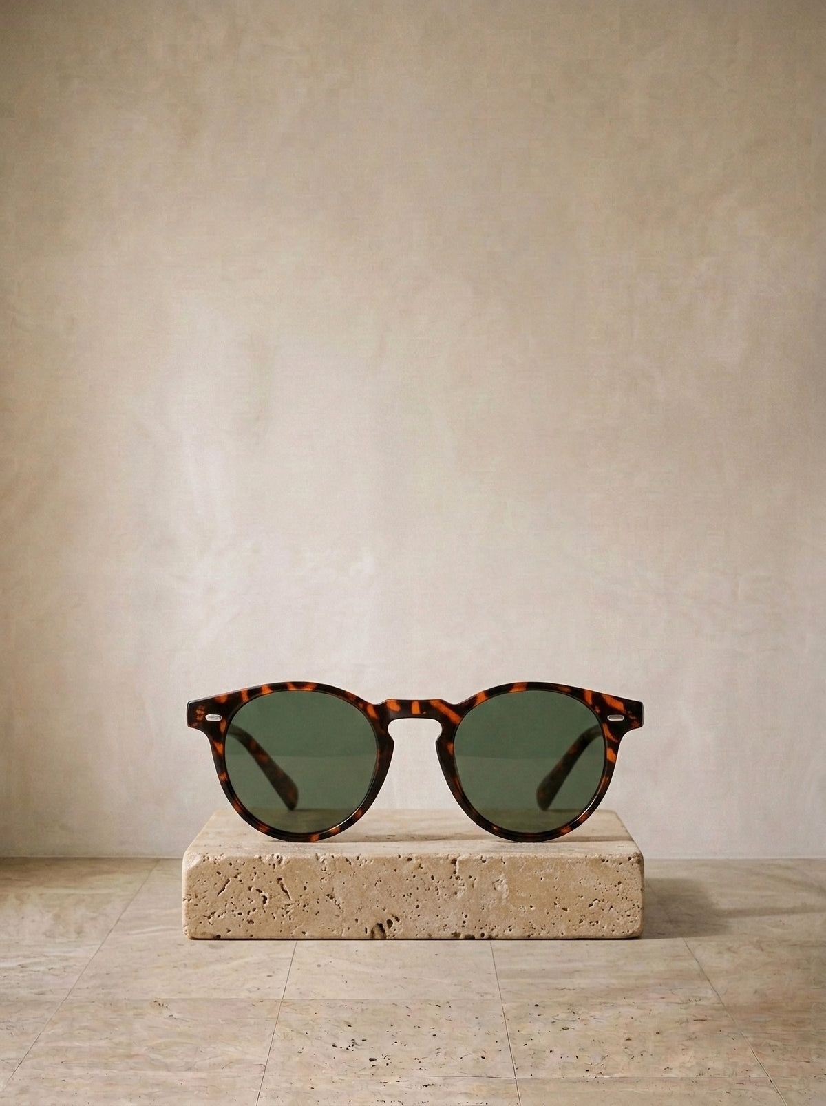 Leopardo/Verde | Óculos de sol Orbetello leopardo/verde – peça sozinha, foto de produto