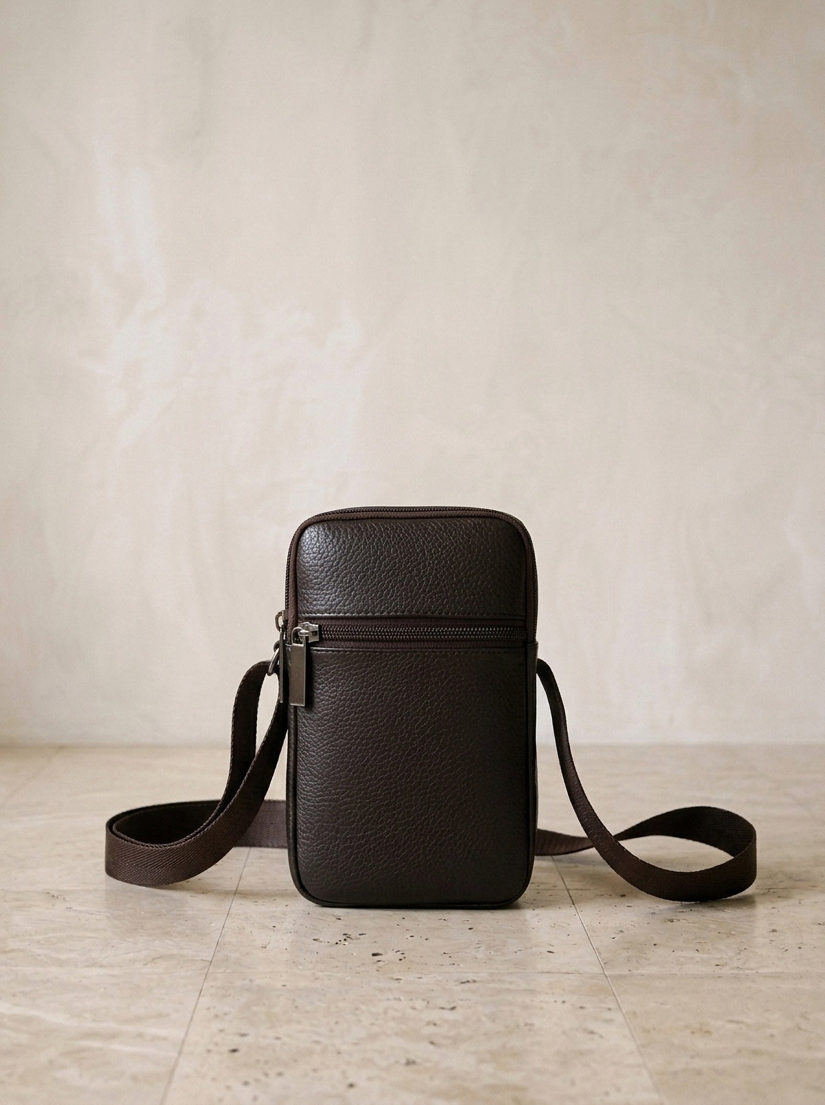 Café | Bolsa de ombro de couro Orte café – bolsa sozinha, foto de produto
