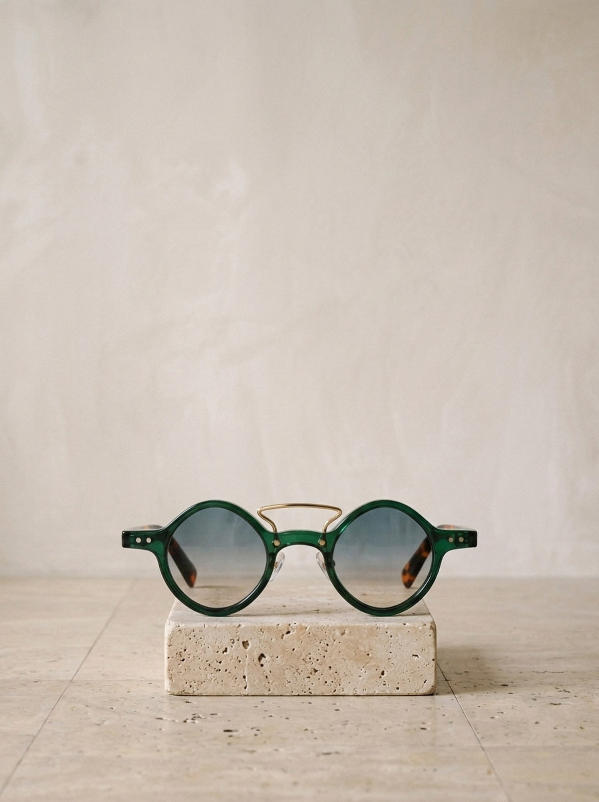 Verde/Leopardo | Óculos de sol polarizado Palmanova verde/leopardo – peça sozinha, foto de produto
