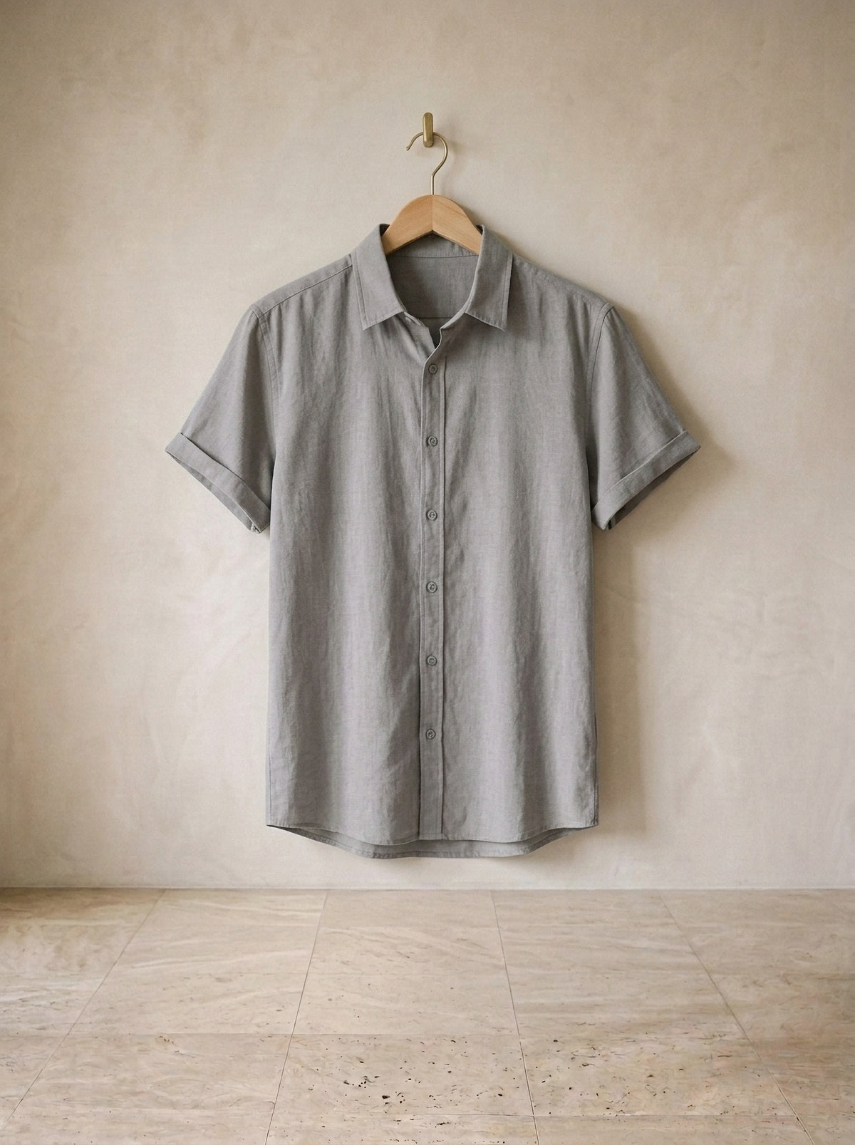 Cinza | Camisa social slim Parisot cinza – peça sozinha, foto de produto